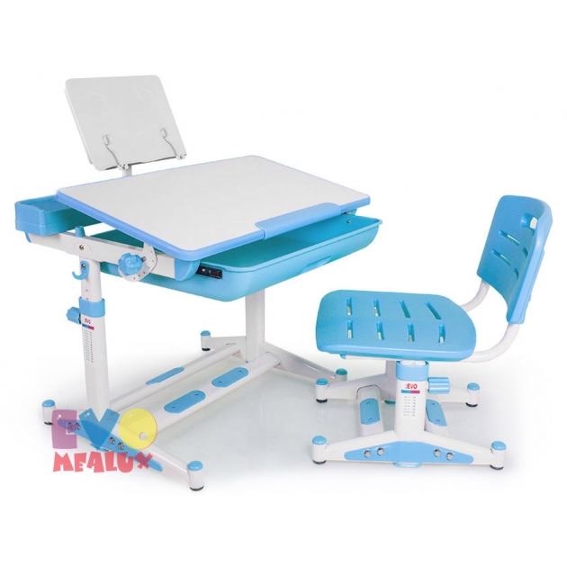 Детская парта и стульчик Mealux EVO-04 New blue